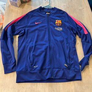 Nike FC Barcelona Royal Blue Track Jacket